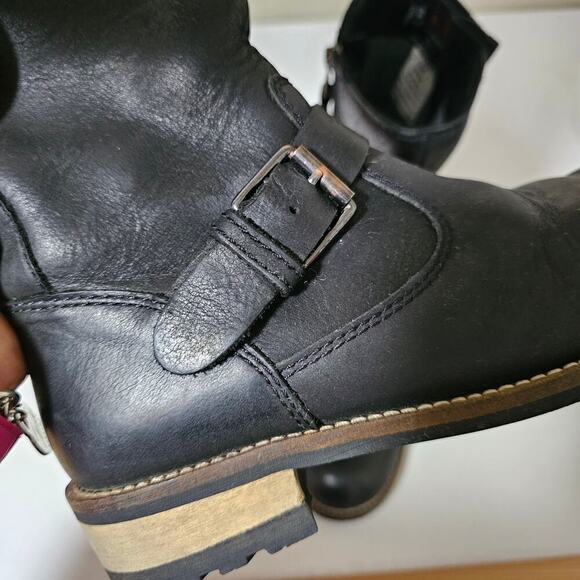 Kodiak W's Sz 6.5 Alcona Waterproof Black Motorcycle Zip boots. Leather. Canada - Picture 13 of 15